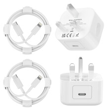 iPhone USB C Fast Charger 2Pack for 20W Fast Apple Charger with 2M Cable Fast charger MFi Certified USB C To Lightning Cable for iPhone 14/13/12/11