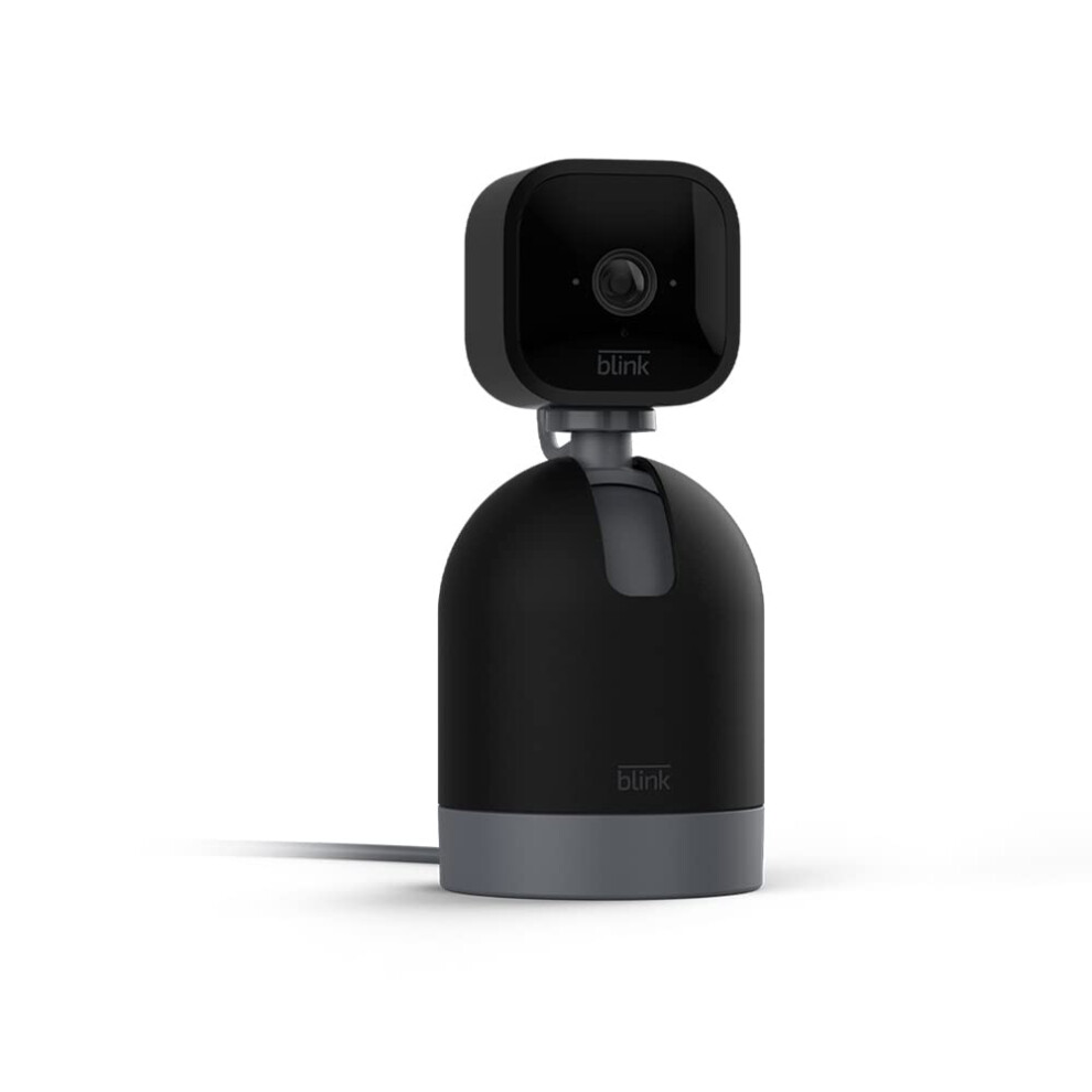 Blink Mini Pan-Tilt Camera | Rotating Indoor Plug-In Pet Security Camera, Two-Way Audio, Hd Video, Motion Detection, Alexa Enabled (Black) 5051222432808