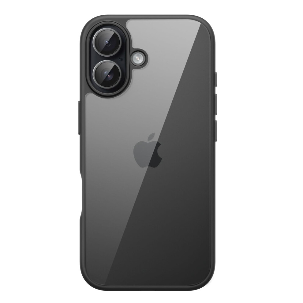 Jetech Case For Iphone 17 6.3-Inch, Shockproof Phone Bumper Cover, Solid Color Matte Tpu Frame, Anti-Scratch Clear Back (Black) Black 5051221796284