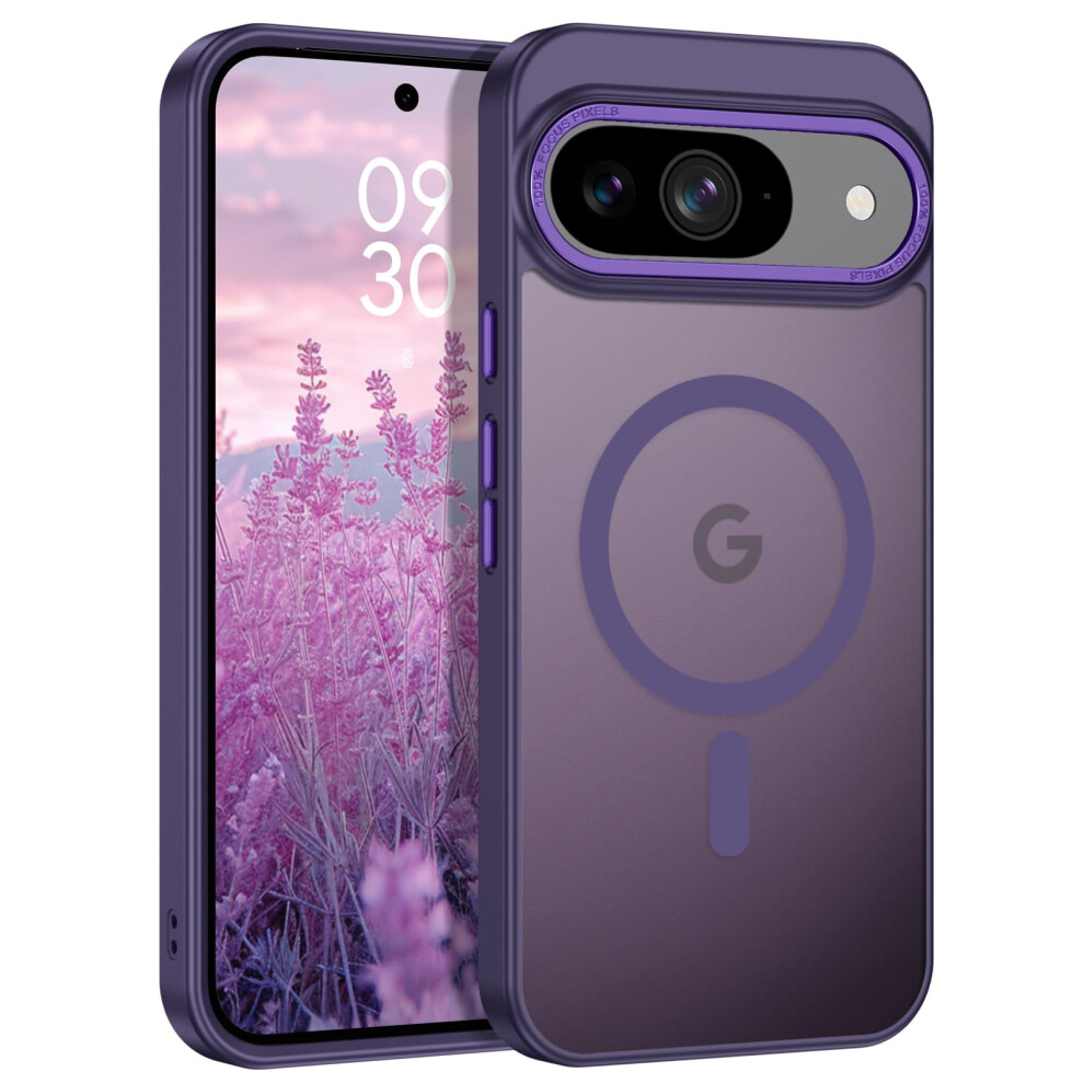 Guagua Magnetic For Google Pixel 10/10 Pro Case [Compatible With Magsafe & Pixelsnap] [Military Grade Protection] Translucent Matte Back Slim 5051221800387