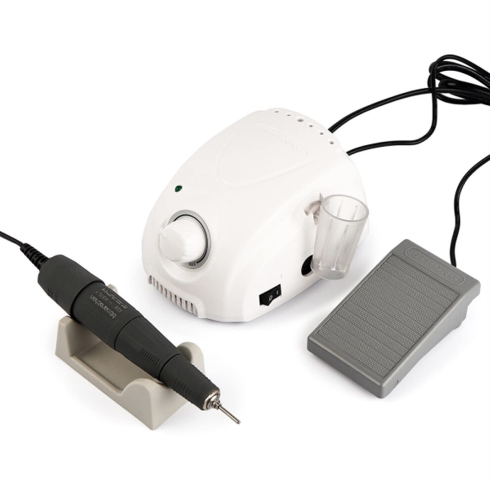 Electric Nail Drill 35000RPM for Manicure Pedicure with Foot Pedal and Ergonomic Grip AU Plug