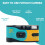 Fotofilm Pro Disposable Camera Single Use Film 400 27 Exposure Flash 4