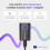 AAWireless TWO - Android Auto Wireless Adapter - Convert Factory Wired Android Auto to Wireless -Multifunctional Button - Easy Plug and Play Setup - 3
