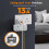 USB C Charger Plug Adapter UK, TESSAN Double Plug Extension Socket with Fast Charger, Multi USB Charging Station, MultiPlug Extender Compatible for 4
