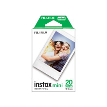 INSTAX mini instant film White Border, 20 shot Pack, suitable for all mini cameras and printers