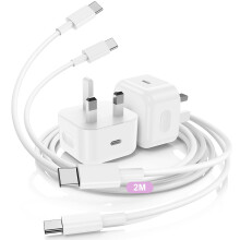 DGVERS 2Pack iPhone 17/16/15 USB C Charger, 20W USB C Charger Plug, with 2M Fast Charger Cable, for iPhone 16e,16/15 Plus,17 Air, 17/16/15 Pro, Pro