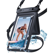 Lamicall IPX8 Waterproof Phone Pouch Case - [Double Space Design] 7.5" Underwater Phone Case for Swimming Dry Bag with Lanyard for iPhone 17 16 15 14