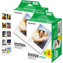 Instax Mini Film Bundle Pack (40 Shots) + Free Wall Album