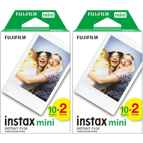 Fujifilm Instax Mini Film Bundle Pack (40 Shots) + Free Wall Album 1