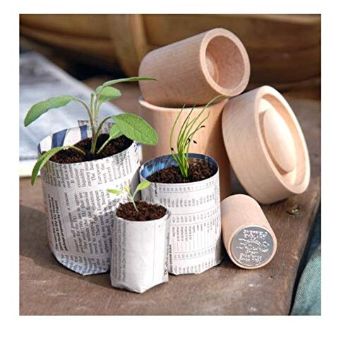 Burgon & Ball Paper Pot Maker, Beige 2