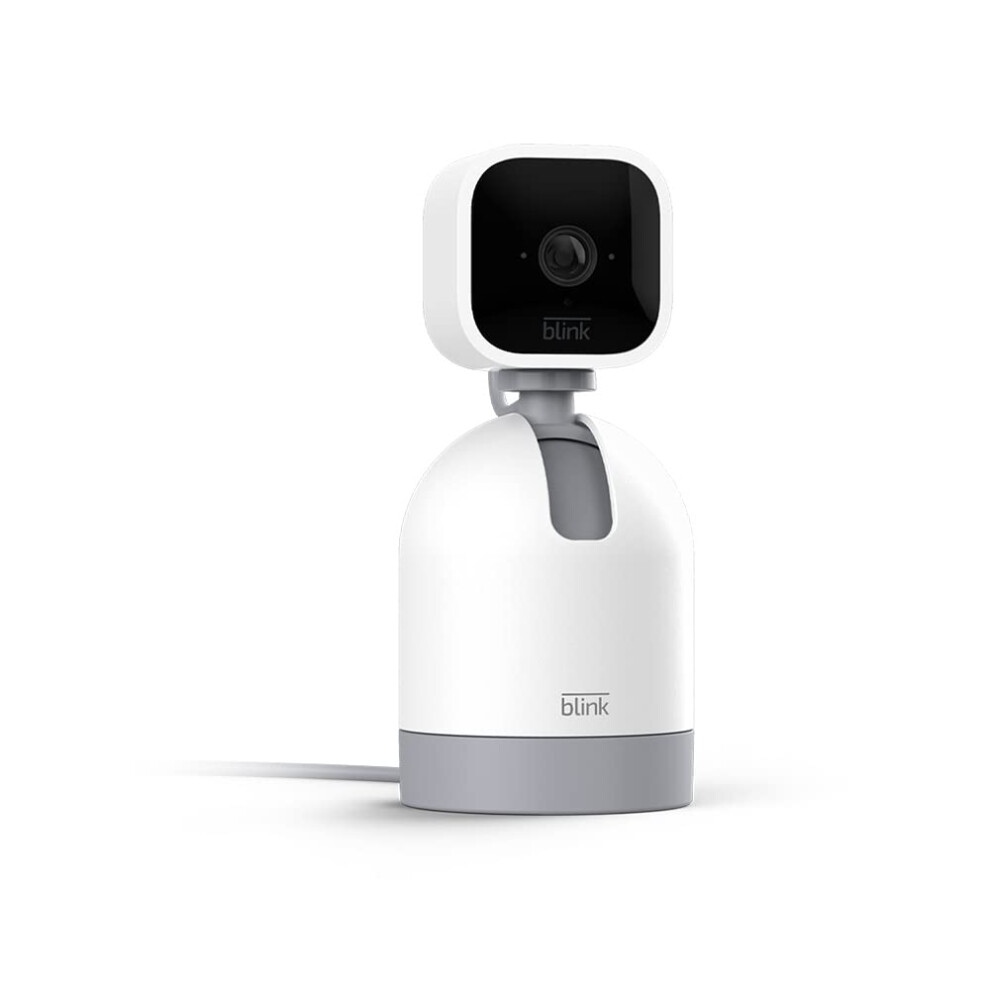 Blink Mini Pan-Tilt Camera | Rotating Indoor Plug-In Pet Security Camera, Two-Way Audio, Hd Video, Motion Detection, Alexa Enabled (White) 5051222439838