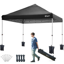 PORTAL Pop up Gazebo 3m x 3m (10x10ft) Heavy Duty Commercial Grade Instant Event Shelter Garden Canopy Outdoor Camping Gazebo 1000mm Water Resistant