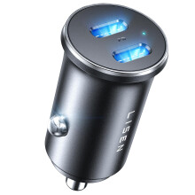 LISEN 90W USB C Car Charger Adapter, Dual USBC Port PD45W iPhone Car Charger Fast Charging, Mini USB C 12v Socket Cigarette Lighter USB Charger for