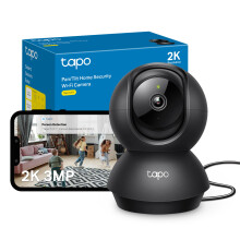 Tapo C211 2K 3MP Pan/Tilt Indoor Camera House Security Camera, WiFi Camera, No Monthly Fee, AI Detection, Dog Camera, Baby Camera Monitor, CCTV, 360?