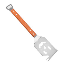 BBQ Spatula - ShiningUU Stainless Steel 7 in 1 Multifunction BBQ Tool | Barbecue Tools with Wooden Handle | Best BBQ Gifts for Men