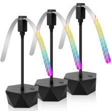 AMFUN Automatic Bugs Repellent Fan - 3PCS Soft Blades Electric Fly Fans for Restaurants, Picnic, BBQ, Camping