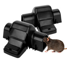 CLIUNT Rat Trap, 2 Pack Rat Traps that Kill Instantly, Humane Rat trap&Mouse trap for Indoors and Outdoor Use, Highly Sensitive Mice Traps and Rat