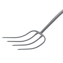 Bulldog 4 Prong Metal Handle Manure Fork