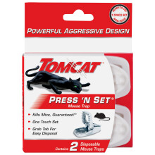 Tomcat Press 'N Set Mouse Trap, 2-Pack