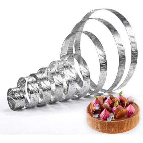 French Perforated Fruit Pie Cake Pan for Even Baking and Easy Clean 1