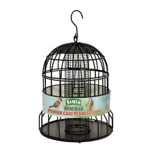 Supa Premium Wild Bird Cage Peanut Feeder, Deters Squirrels and Larger Birds Such As Doves & Pigeons