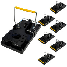 DMSELL 6 Pack Large Mouse Traps, Reusable Rat Traps That Kill Instantly for Indoors and Outdoors, Safe for Family and Pets