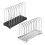 Multipurpose Metal Vinyls Record Organizers Display Stand-Black 2