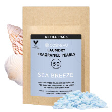 Cosmeau Scent Booster Pearls Sea Breeze Refill Pack -ustainable scent booster laundry beads for Washing Machine - Up to 50 Loads and 24 Weeks of