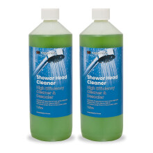 Caraselle Shower Head Cleaner & Descaler - 1L each | Dissolves Limescale & Hard Water Deposits | Disinfectant Formula | High Efficiency | Pack of 2