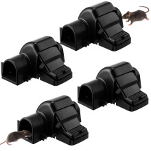 4 Pack Rat Traps That Kill Instantly, Friendly Pest Rats Killer for Large UK Rats, Value Mouse Traps for Outdoors Garden Garage or Indoors Home, Loft,