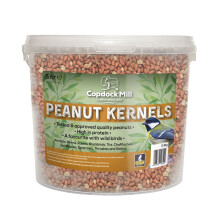 Copdock Mill Peanuts for Wild Birds - Peanut Kernels Bird Feed 5L Tub - High In Energy, Protein Rich Wild Bird Peanuts - Bird Seeds for Small Garden
