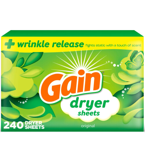 Gain Original Scent Tumble Dryer Sheets 240