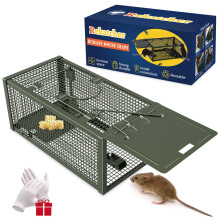 Humane Mouse Traps 1 pcs Reusable Rat Traps Comes with Gloves, Effective and Suitable Mouse Traps for Indoors and Outdoor Use