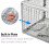 Anyhall 2-Pack Rat Traps Humane Live Mouse Cage Traps (Silver) 3