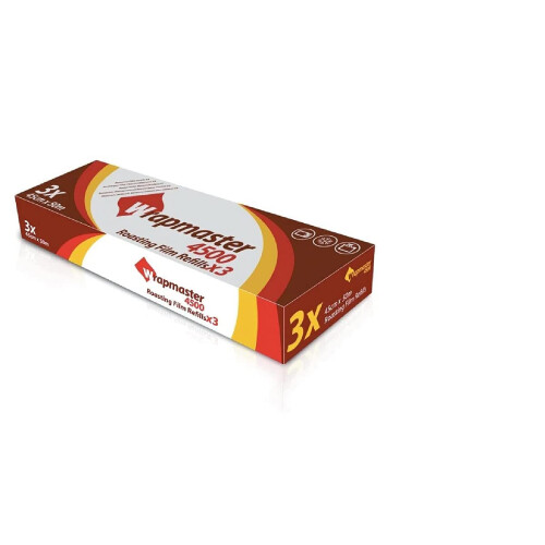 Wrapmaster Wrapmaster Cooking Film Roll 450(W)mmx 50(L)m. Pack quantity: 3