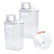 2pcs2300ML washing powder storage, laundry detergent storage,laundry detergent dispenser container