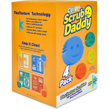 Scrub Daddy Sponge Set Color Variety Pack - Scratch-Free Multipurpose Dish Sponge - BPA Free & Made with Polymer Foam - Stain, Mold & Odor Resistant