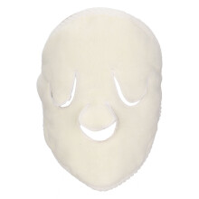 Reusable Coral Fleece Facial Spa Towel with Three Holes for Heat Therapy and Deep Hydration