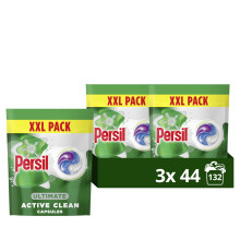 Persil Ultimate Active Clean Washing Capsules our best odour-fighting laundry capsules for 14 days of freshness 132 washes (3x 44)