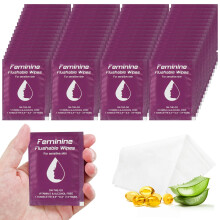 Feminine Wipes Individually Wrapped, Flushable Wipes Travel for Girls,Adult, Girl and Homeless (Unscented 100)