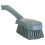 Vikan 419288 Short Handle Scrubbing Brush- Stiff - Gray 1