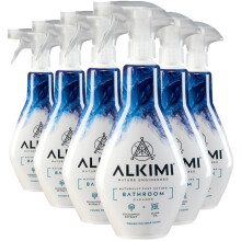 ALKIMI Bathroom Cleaner Spray x6 ? Nature-Engineered Bath and Shower Cleaner Antibacterial Spray ? Powerful Natural Antibacterial Cleaning Spray