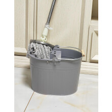 Galvanized Steel Metal Mop Bucket 13L litres Large Galvanised Industrial Reinforced Heavy Duty Thick Metal Steel Mop Bucket for Home Office General