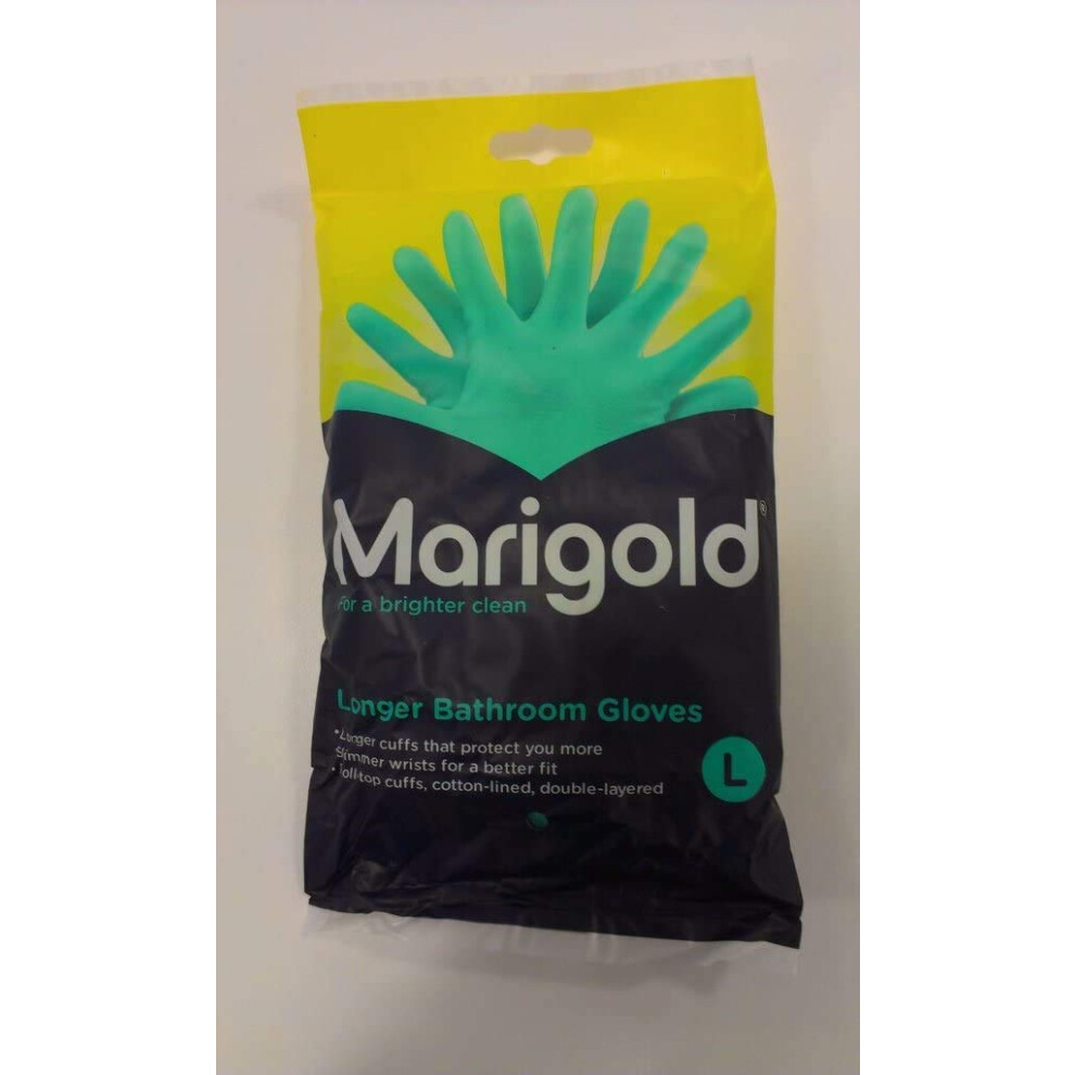 Marigold 3 X Bathroom Gloves Large