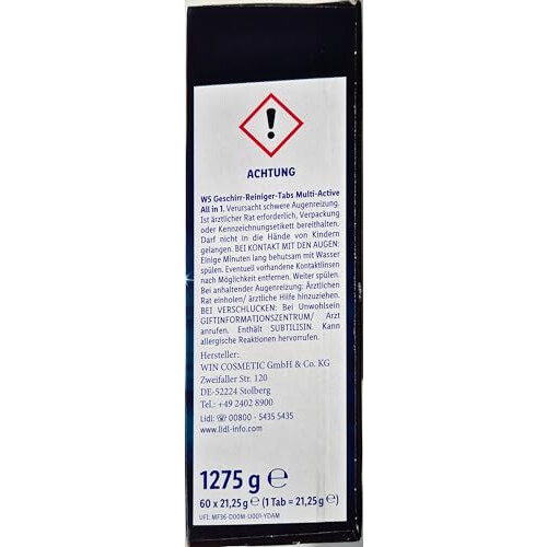W5 Dishwasher Tablets, All-in-One, Pack of 40 2