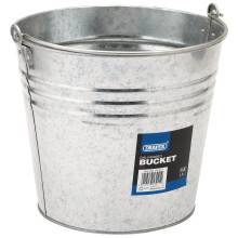 Draper DRA53241 Galvanised Steel Bucket, Silver