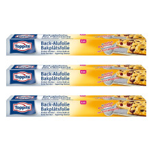 Toppits Baking Foil (6 m x 37 cm Pack of 3 x 6 Metres)
