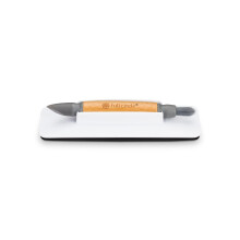 Full Circle Control Alt 3-in-1 Electronics Cleaning Brush and Screen Wiper Set, Bamboo, Gray