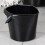 Plastic Cleaning Bucket 5 L Black 4