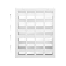 VEVOR Return Air Filter Grille, Fits W20 x H25 Inch Duct Opening, Filter Not Included, Return Air Vent Cover for Wall, Powder-Coated Steel Return Air